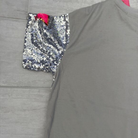 Simply Southern Silver Sequin Santa Dress - Picture 7 of 8